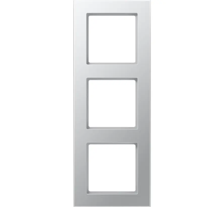Abdeckrahmen 3-fach A550 aluminium (A 5583 BF AL)