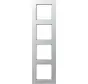 Abdeckrahmen 4-fach A550 aluminium (A 5584 BF AL)