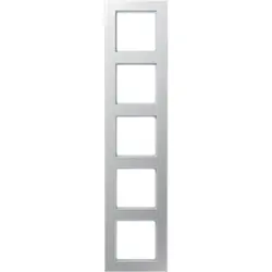 JUNG Abdeckrahmen 5-fach A550 aluminium (A 5585 BF AL)