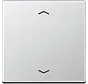 Tastaufsatz für Jalousiesteuereinsatz A-range aluminium (A 1700 P AL)