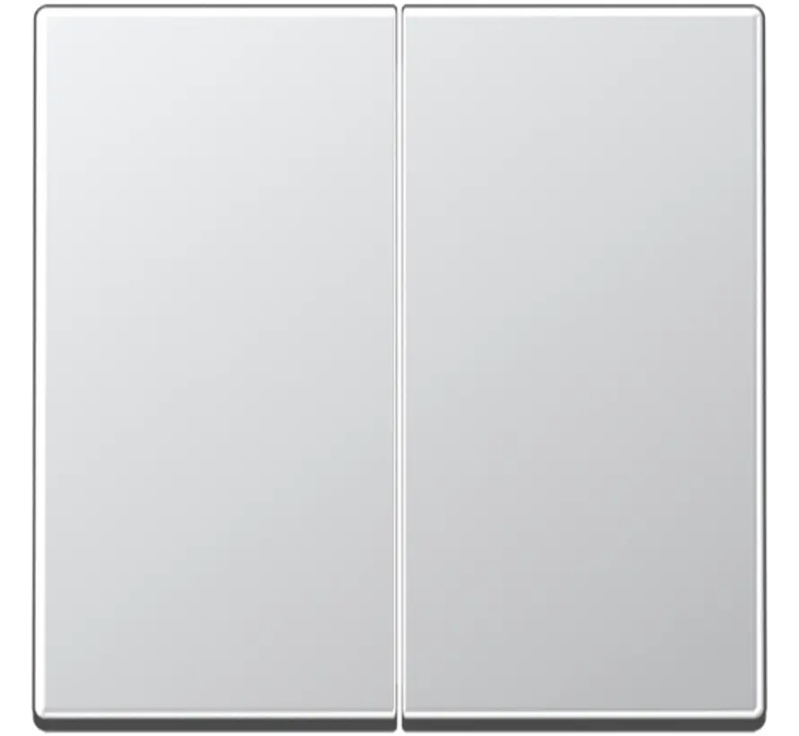 Dimmerbedienaufsatz Tastdimmer 2-fach A-range aluminium (A 1702 AL)