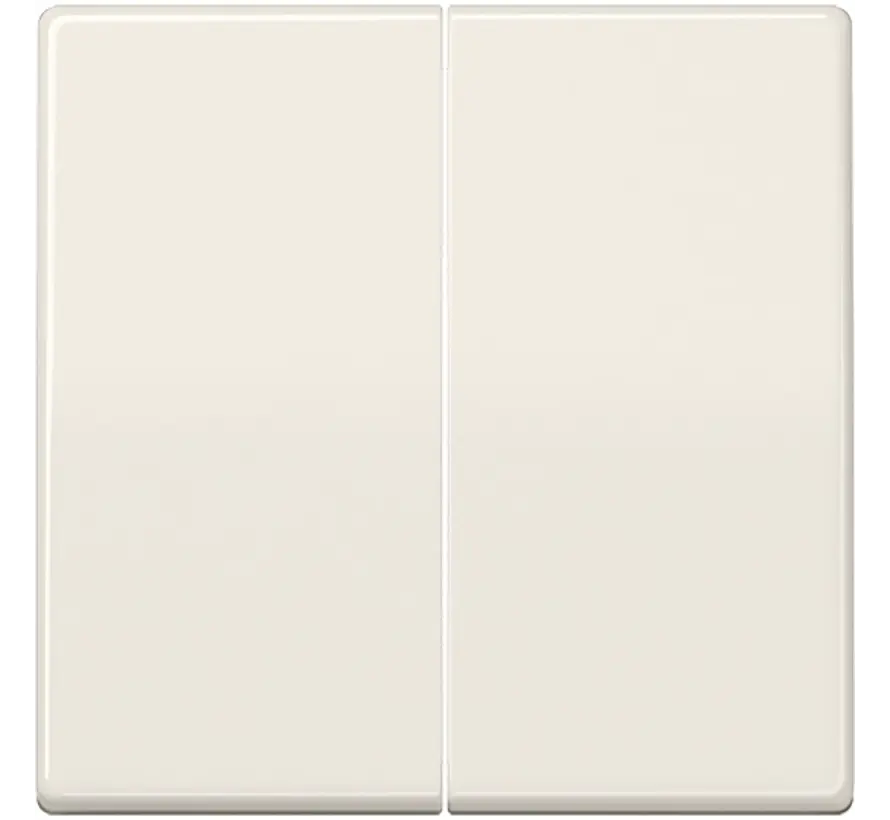 Dimmerbedienaufsatz Tastdimmer 2-fach AS500 creme (AS 1702)