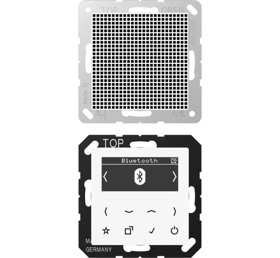 Smart Radio DAB+ Bluetooth Set mit einem Lautsprecher A-range alpinweiß (DAB A1 BT WW)