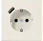 Schuko-Steckdose mit USB Typ A LS990 creme (LS 1520-18 A)