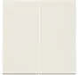 Dimmerbedienaufsatz Tastdimmer 2-fach LS990 creme (LS 1702)