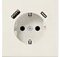 Schuko-Steckdose mit USB Typ A und Typ C LS990 creme (LS 1520-15 CA)