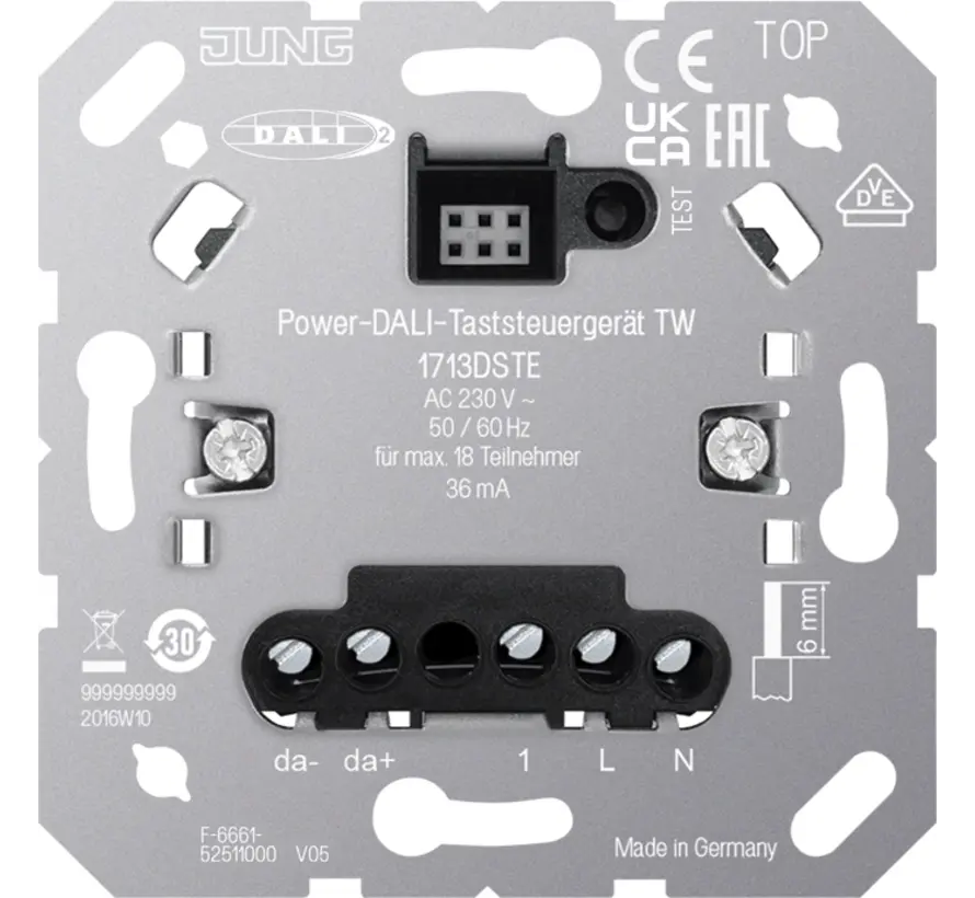 Power-DALI-Steuereinheit Tunable White (1713 DSTE)