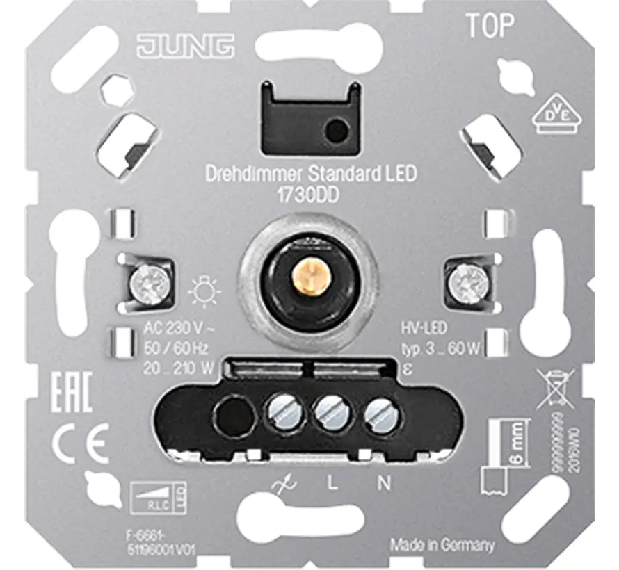 Standard LED-dimmer 3-60 Watt (1730 DD)