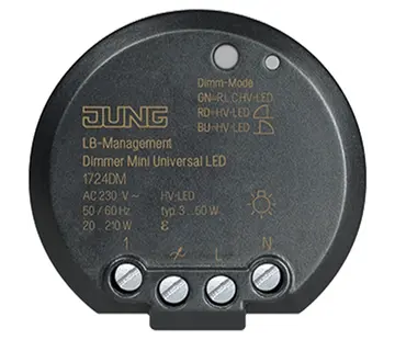 JUNG Universal LED-dimmer mini 3-100 Watt (1724 DM)