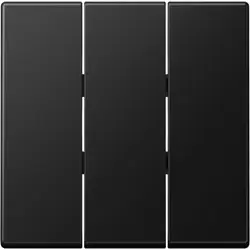 JUNG Wippe 3-fach A-range graphitschwarz matt (A 593 BF SWM)