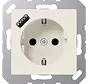 Schuko-Steckdose mit USB Typ A A-range creme (A 1520-18 A)