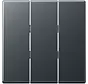 Wippe 3-fach A-range anthrazit matt (A 593 BF ANM)