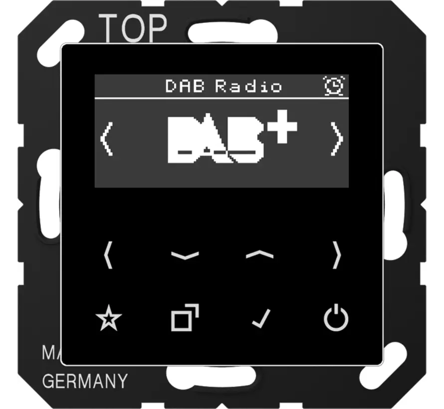 Smart Radio DAB+ ohne Lautsprecher A-range schwarz glänzend (DAB A SW)