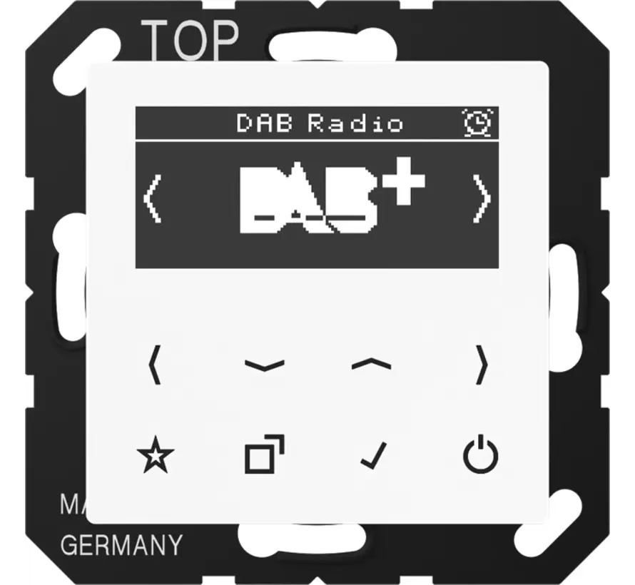 Smart Radio DAB+ ohne Lautsprecher A-range alpinweiß (DAB A WW)