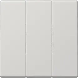 JUNG Wippe 3-fach LS990 hellgrau (LS 993 BF LG)