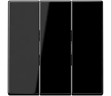 JUNG Wippe 3-fach LS990 schwarz glänzend (LS 993 BF SW)