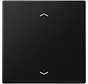 EnOcean Funk-Wandsender 2-Kanal mit Pfeilsymbolen LS990 graphitschwarz matt (ENO LS 990 P SWM)