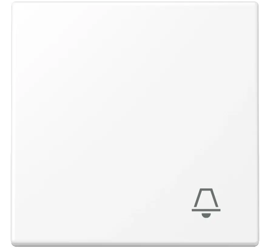 Wippe symbol Klingel LS990 schneeweiß matt (LS 990 K WWM)