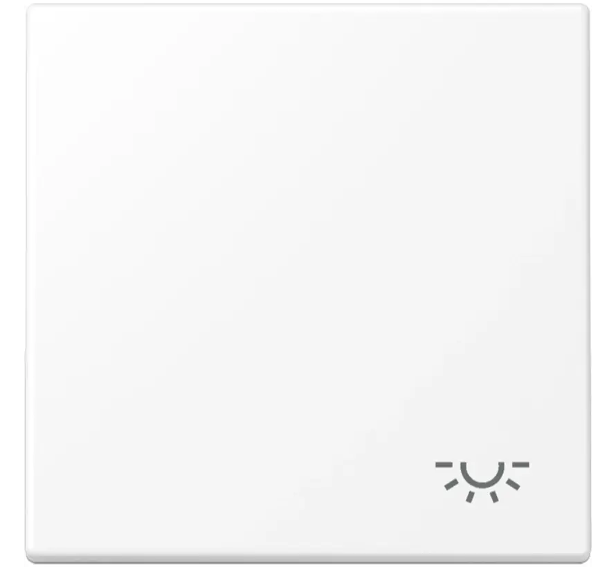 Wippe symbol Licht LS990 schneeweiß matt (LS 990 L WWM)