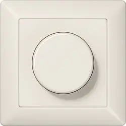 JUNG LED-Drehdimmer komplett für Einzelmontage 3–40 Watt AS500 creme (AS 5544.03 V)