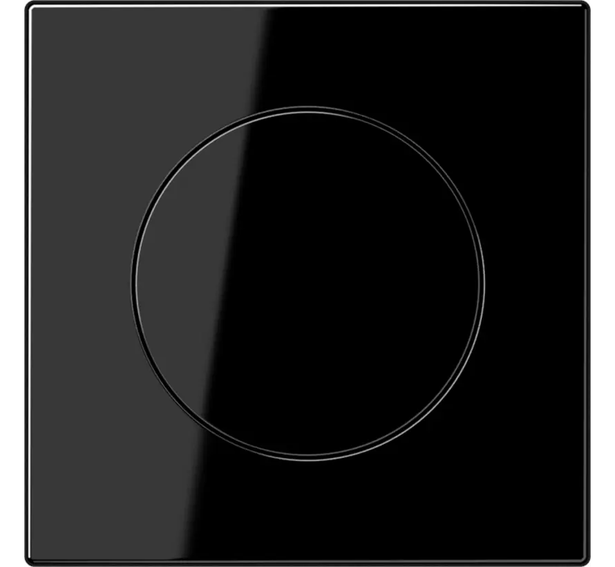 Dimmerbedienaufsatz Drehdimmer LS990 schwarz glänzend (LS 1740 SW)