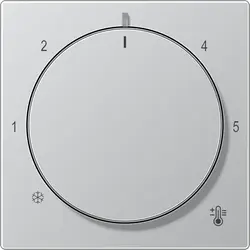 JUNG Abdeckung für Thermostat A-range aluminium (A 1749 BF AL)
