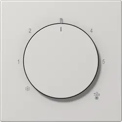 JUNG Abdeckung für Thermostat LS990 hellgrau (LS 1749 BF LG)