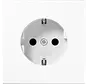 Schuko-Steckdose Safety+ mit Befestigungskrallen LS990 alpinweiß (LS 1520 KIWW)
