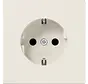 Schuko-Steckdose mit Befestigungskrallen LS990 creme (LS 1520)