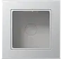Aufputz-Gehäuse 1-fach A550 aluminium (A 5581 BF A AL)
