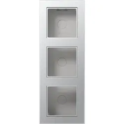 JUNG Aufputz-Gehäuse 3-fach A550 aluminium (A 5583 BF A AL)