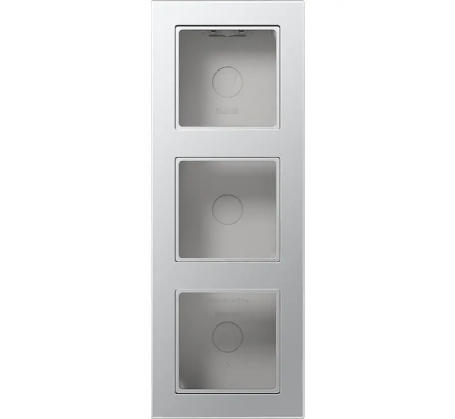 Aufputz-Gehäuse 3-fach A550 aluminium (A 5583 BF A AL)