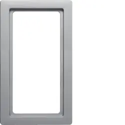 Berker Abdeckrahmen 1.5-fach vertikal Q1 aluminium (13096084)