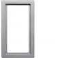 Abdeckrahmen 1.5-fach vertikal Q1 aluminium (13096084)