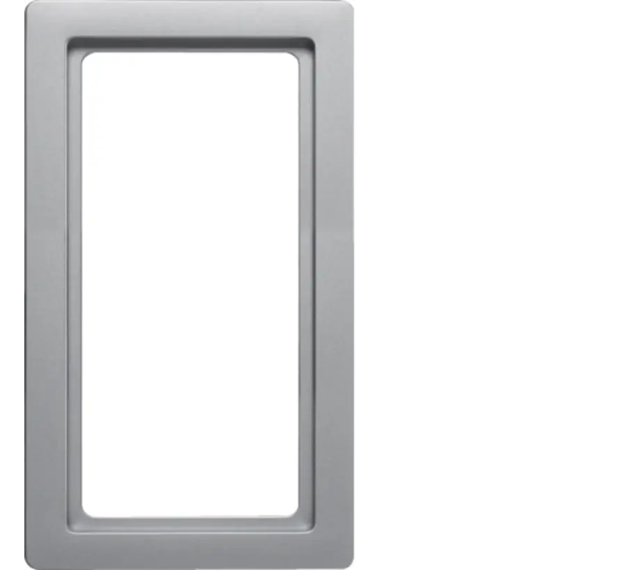 Abdeckrahmen 1.5-fach vertikal Q1 aluminium (13096084)