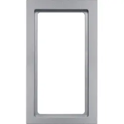 Berker Abdeckrahmen 1.5-fach vertikal Q3 aluminium (13096094)