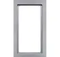 Abdeckrahmen 1.5-fach vertikal Q3 aluminium (13096094)
