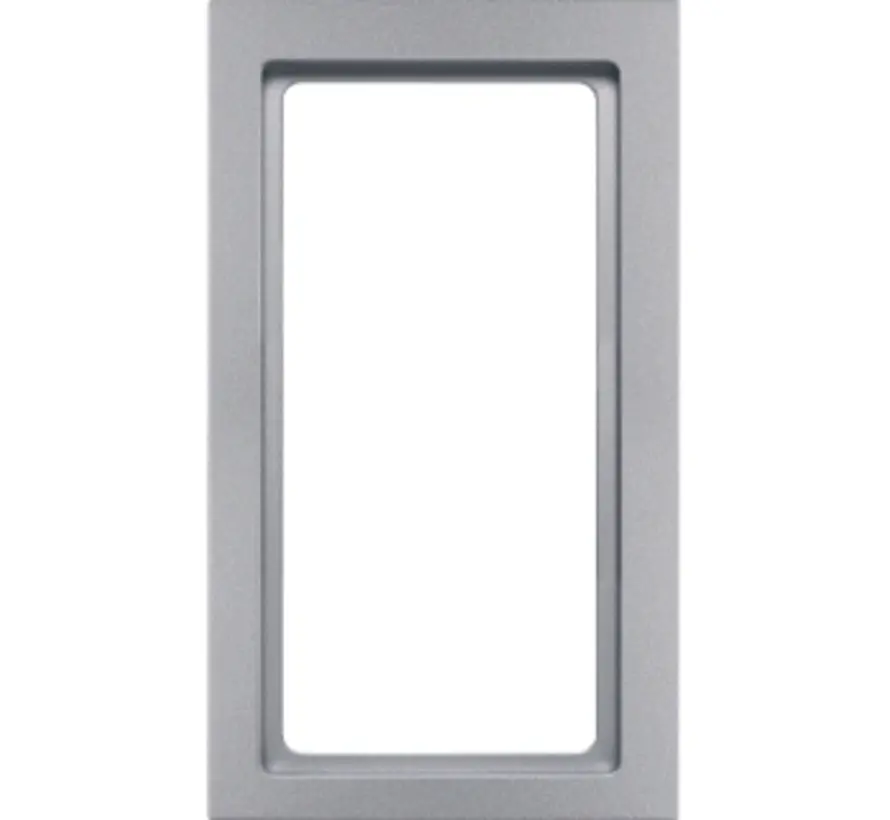 Abdeckrahmen 1.5-fach vertikal Q3 aluminium (13096094)