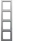 Abdeckrahmen 4-fach Q1 aluminium (10146084)
