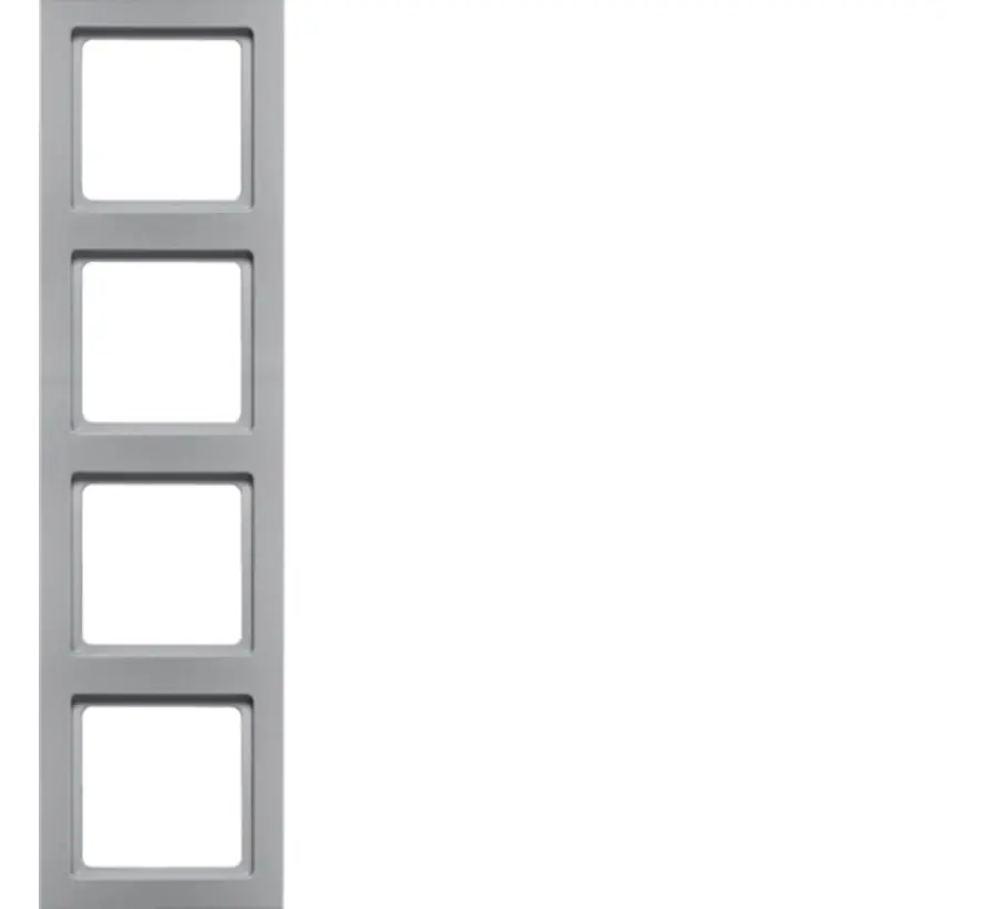 Abdeckrahmen 4-fach Q3 aluminium (10146094)
