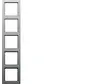 Abdeckrahmen 5-fach Q1 aluminium (10156084)