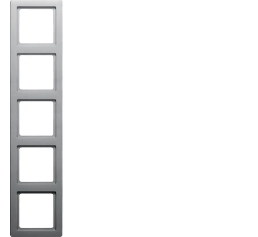 Abdeckrahmen 5-fach Q1 aluminium (10156084)