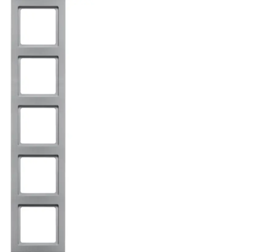 Abdeckrahmen 5-fach Q3 aluminium (10156094)