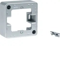 Berker Aufputz-Gehäuse 1-fach Q1 aluminium (10296084)