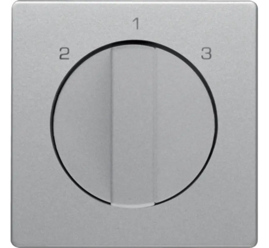 Drehbedienaufsatz Dreistufenschalter 2-1-3 Q1/Q3/Q7 aluminium (1084608400)
