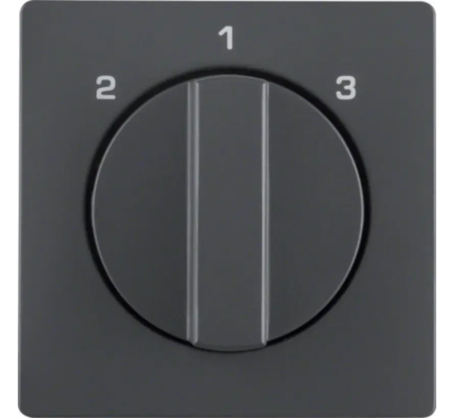 Drehbedienaufsatz Dreistufenschalter 2-1-3 Q1/Q3/Q7 anthrazit (1084608600)