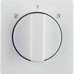 Berker Drehbedienaufsatz Dreistufenschalter 2-1-3 Q1/Q3/Q7 weiß (1084608900)