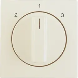 Berker Drehbedienaufsatz Dreistufenschalter 2-1-3 S1/B3/B7 creme glänzend (1084898200)
