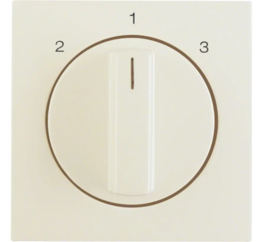 Drehbedienaufsatz Dreistufenschalter 2-1-3 S1/B3/B7 creme glänzend (1084898200)