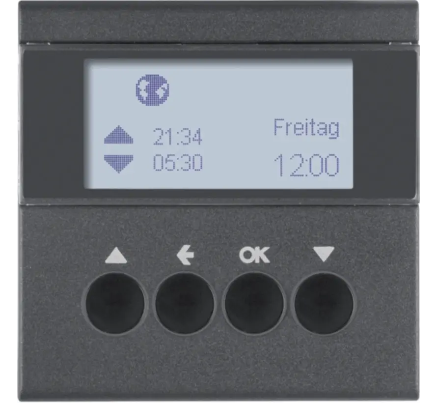 Jalousie-Schaltuhr-Aufsatzmodul S1/B3/B7 anthrazit matt (85741185)